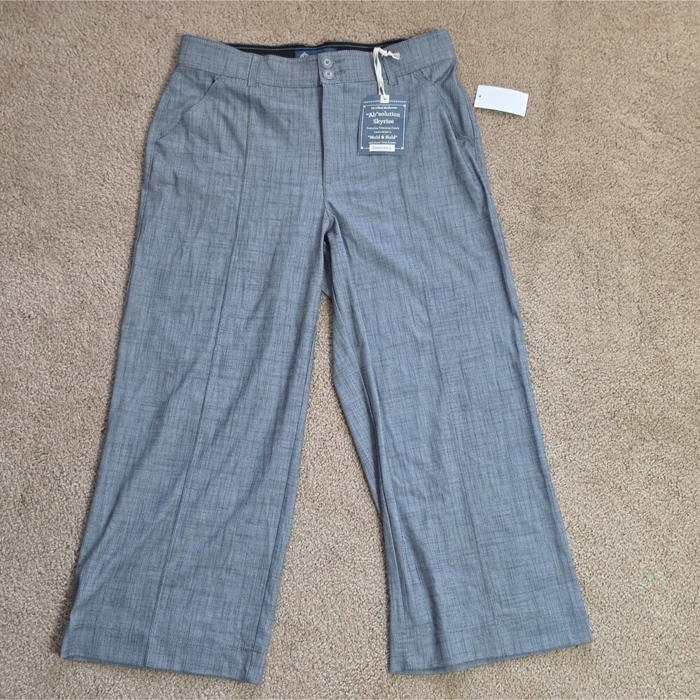 Democracy "Ab"solution Size 14 Grey Pants